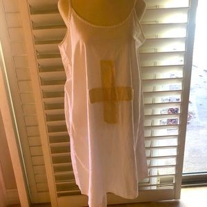 Linen Spaghetti Strap Dress